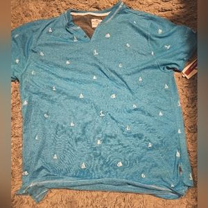 Ditch Plains 3X V Neck Turquoise